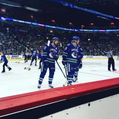 A Night Enjoying The Nhl Hockey Team Vancouver Canucks Vancouver British Columbia