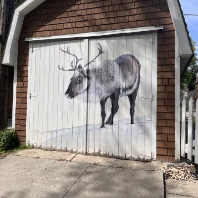 Neighbourhood Garage Art Moose